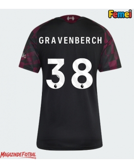 Liverpool Ryan Gravenberch #38 Tricou Fotbal Replică 2026-27 Femei Treilea Liverpool Ryan Gravenberch #38 Tricou Fotbal Replică 2026-27 Femei Treilea